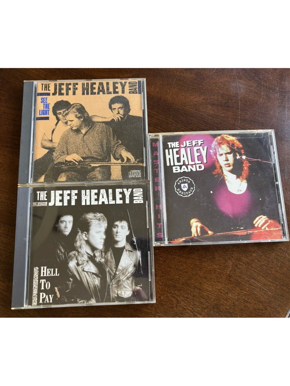 Jeff Healey Band CD Lot of 3 See the Light Hell to Pay Master Hits Arista